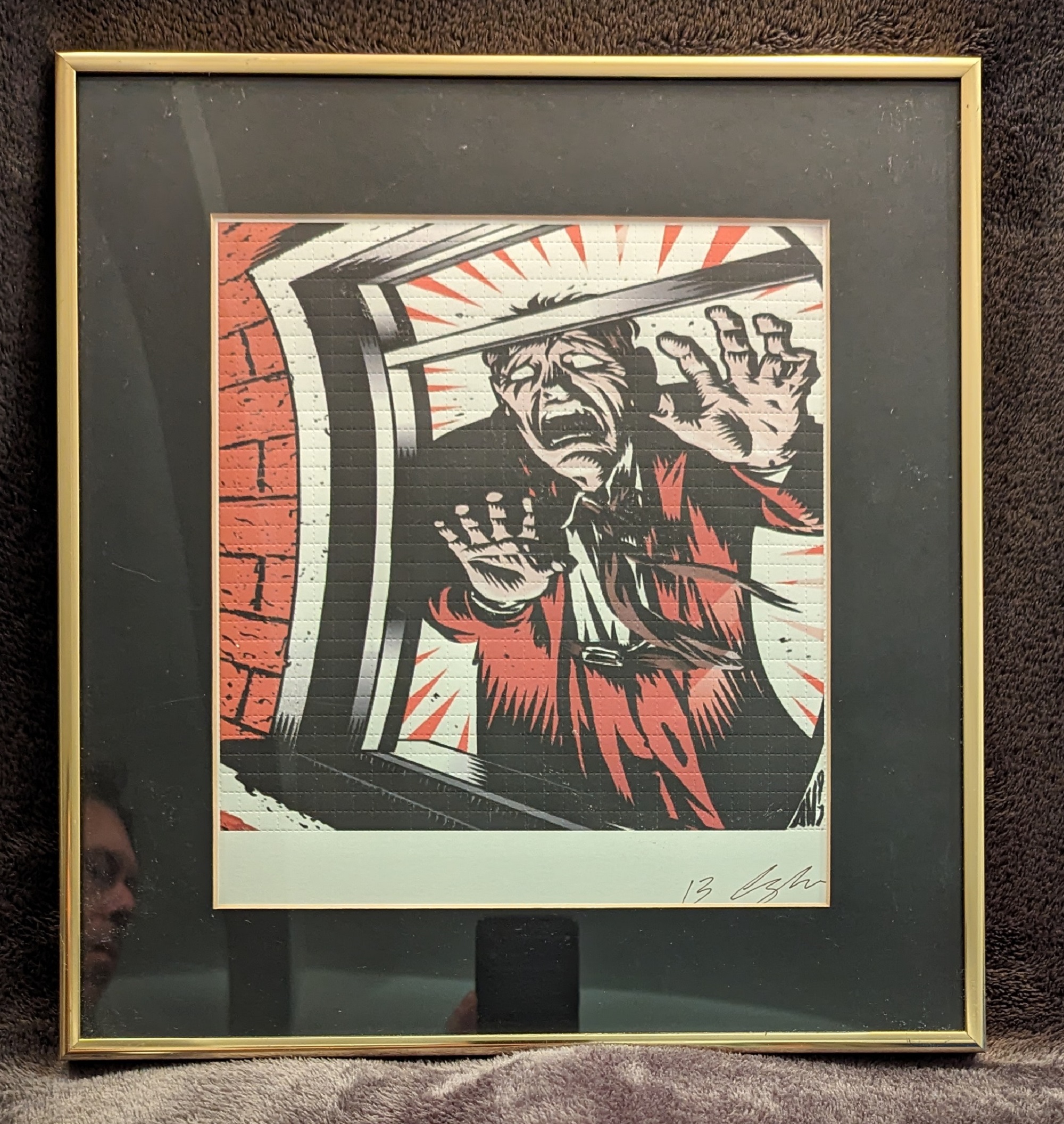 Just an example of how cool this Signed Blotter looks when it's framed.