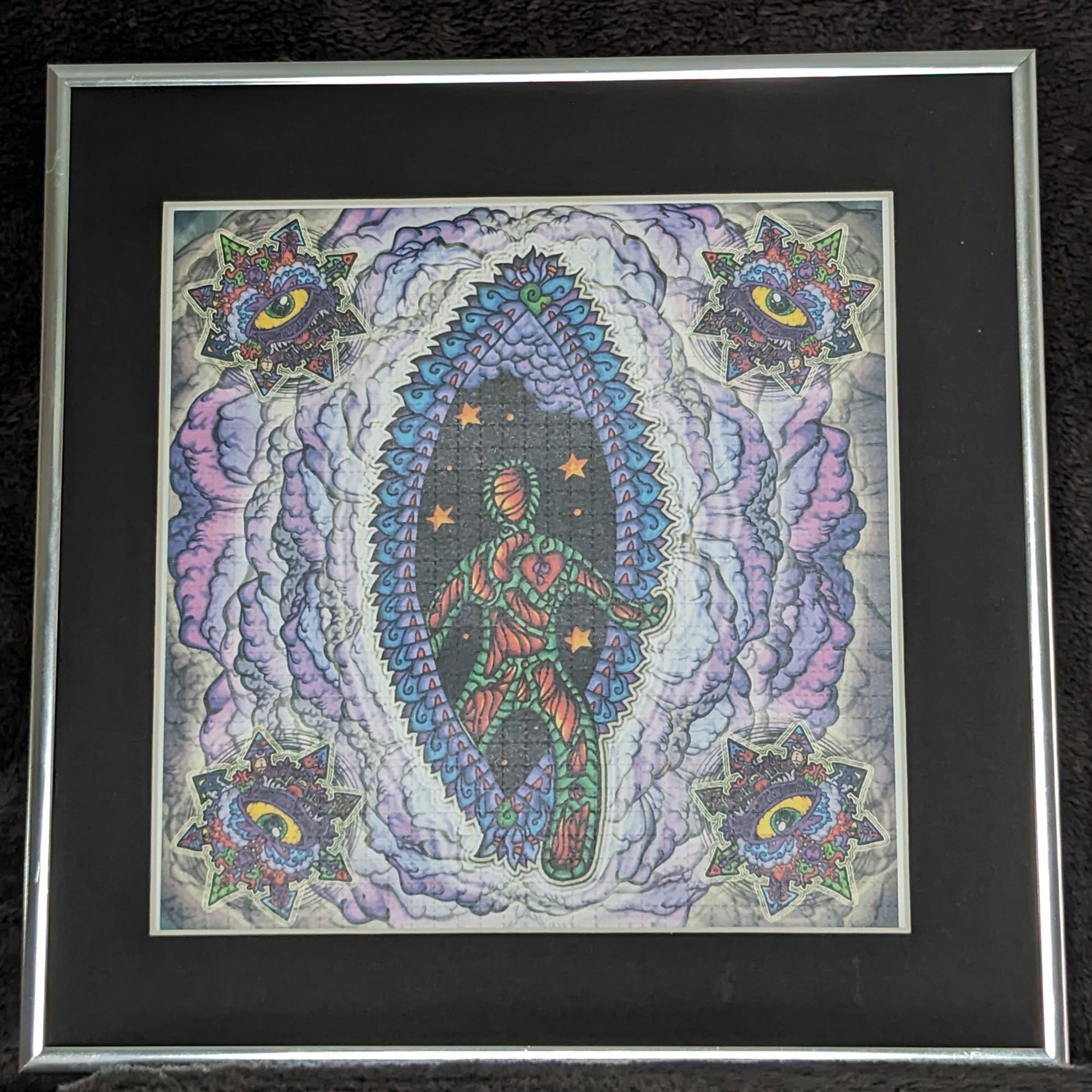 Just an example of how cool this unsigned blotter art looks when it's framed.