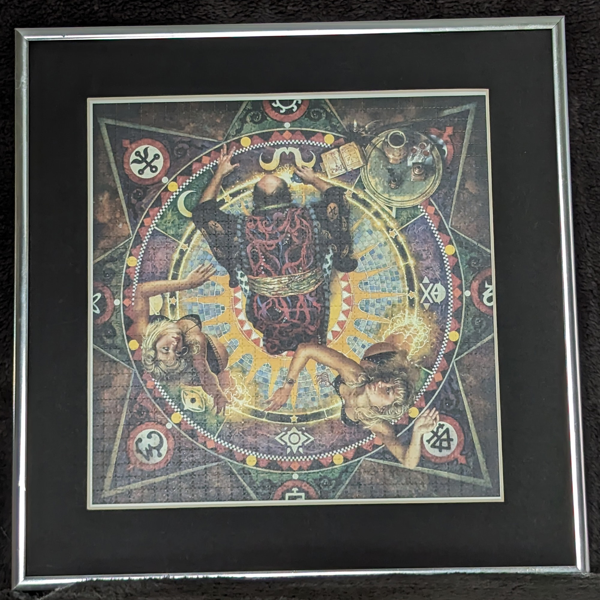 Just an example of how cool this unsigned blotter art looks when it's framed.