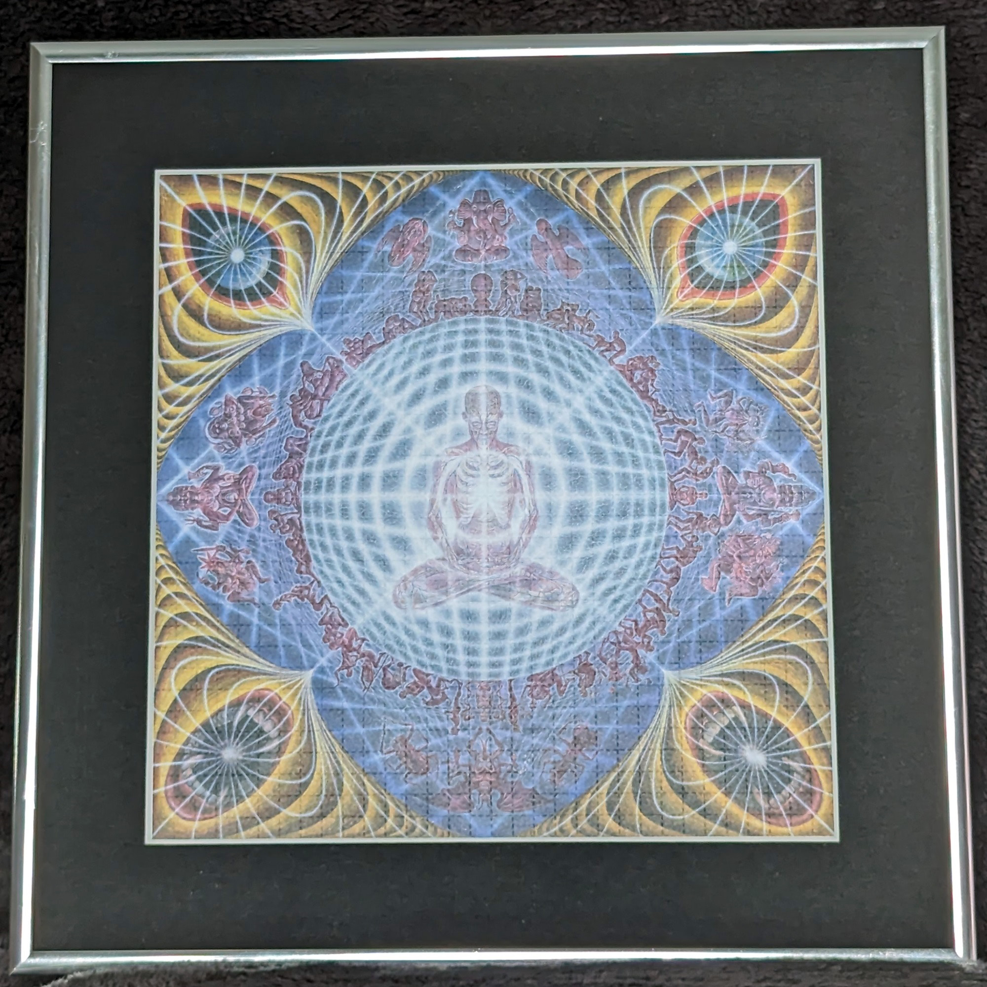 Just an example of how cool this unsigned blotter art looks when it's framed.