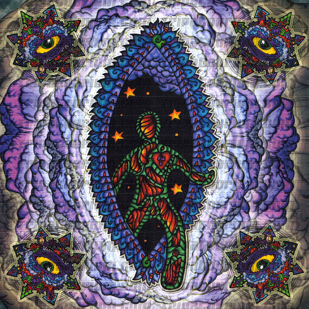 A photo of the LSD Blotter Art Print Blotz by NEMO 