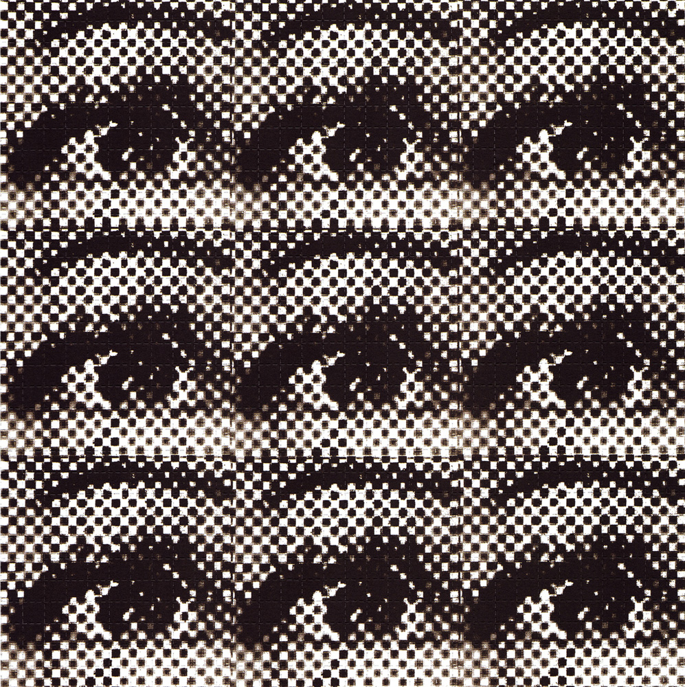 A photo of the LSD Blotter Art Print eyeandeye by Martin Atkins 