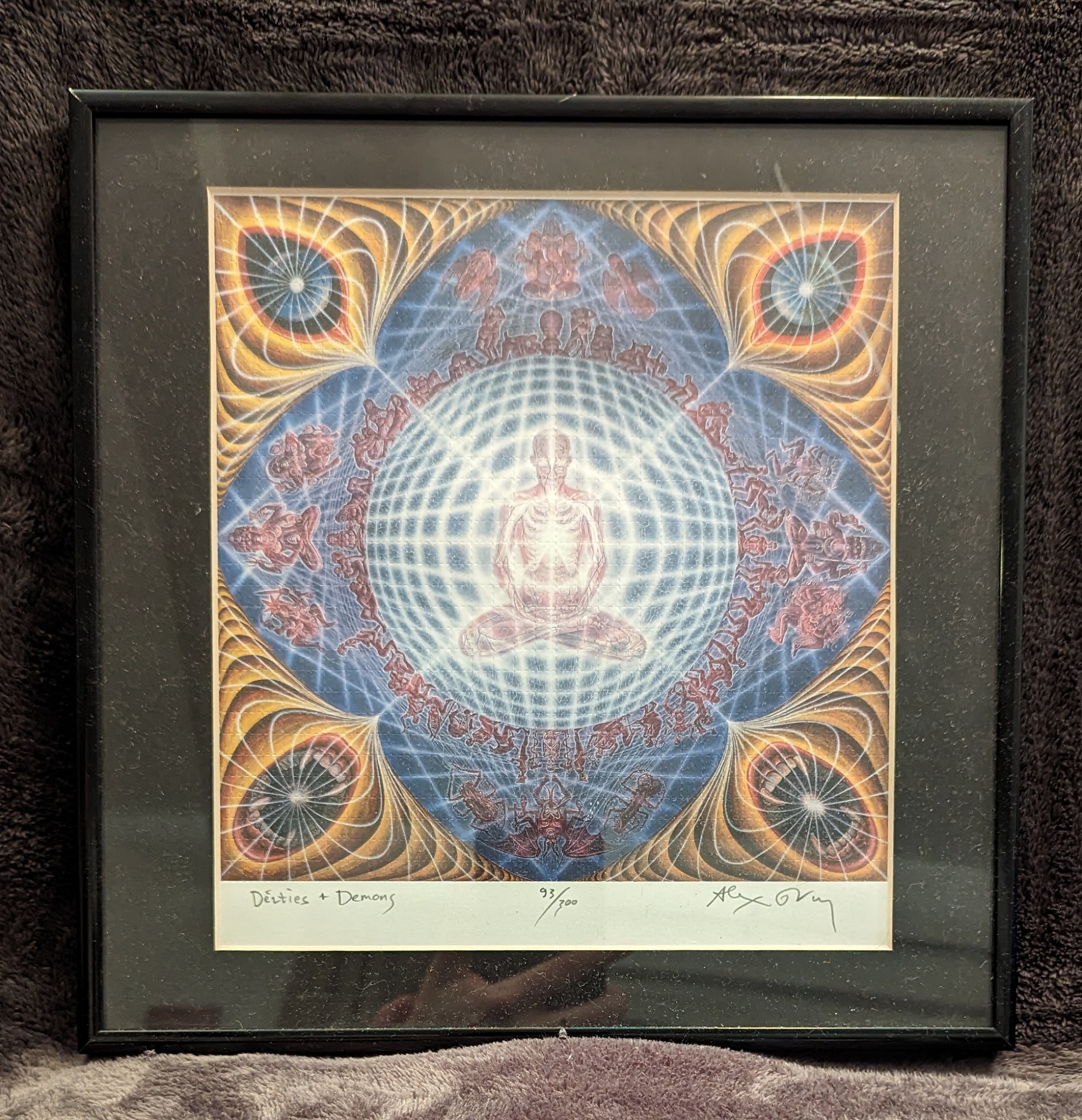 Just an example of how cool this unsigned blotter art looks when it's framed.