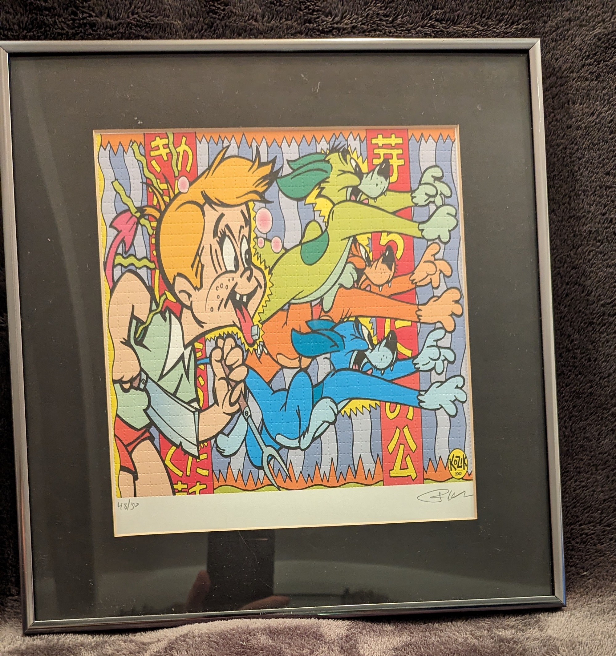 Just an example of how cool this Signed Blotter looks when it's framed.