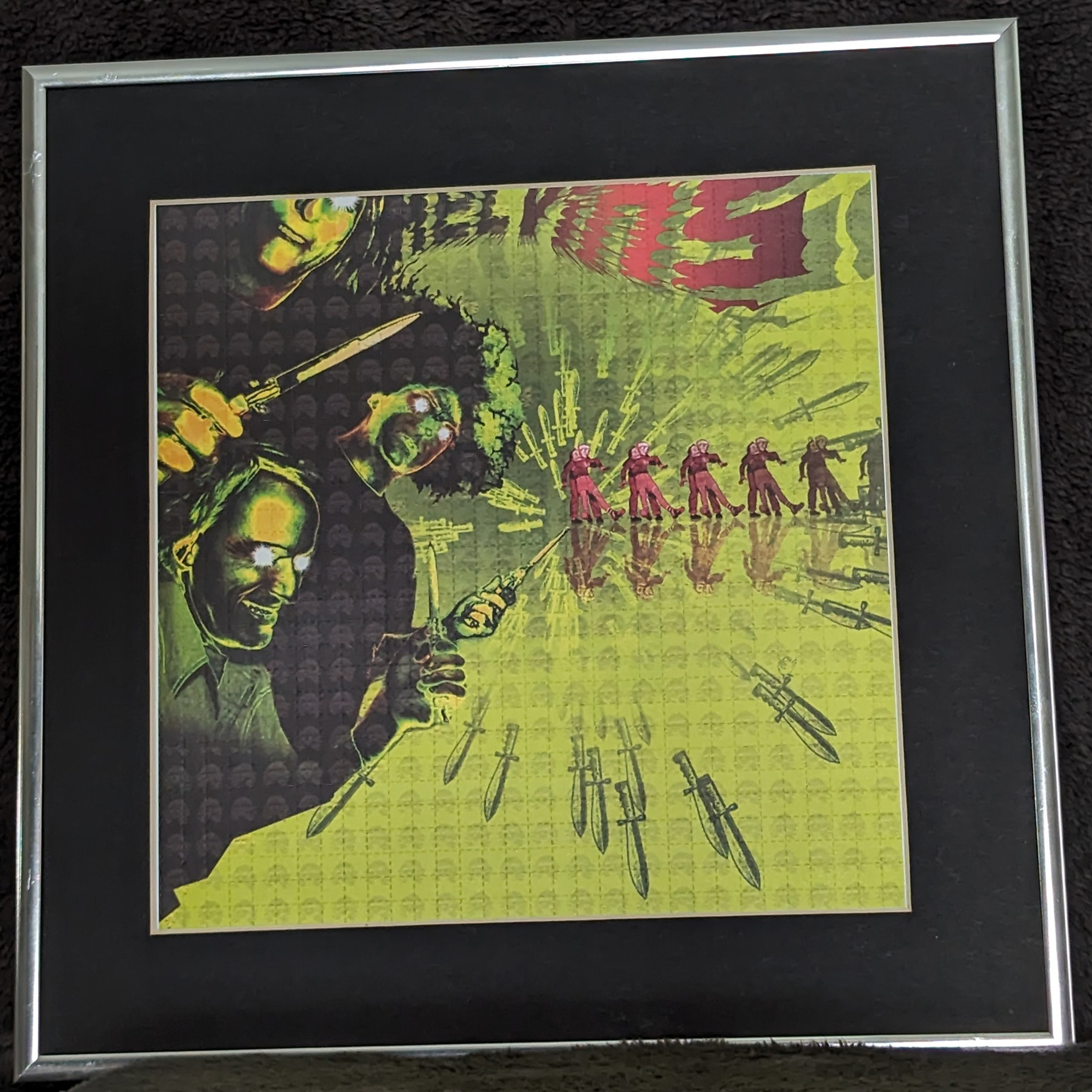 Just an example of how cool this unsigned blotter art looks when it's framed.