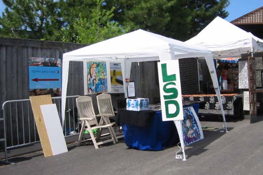 Picture of Our Booth at Lollapalooza in Boston, MA, USA
